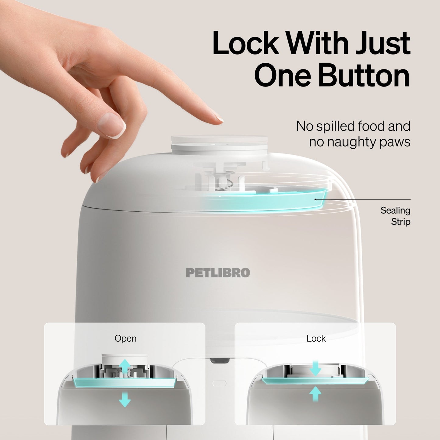 ZenPaw™ Smart Capsule Minimalist Automatic Feeder