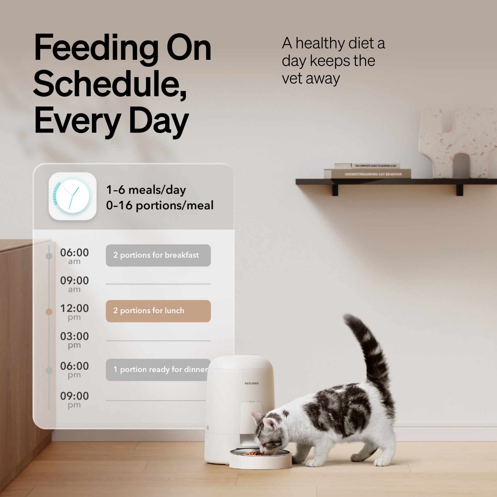 ZenPaw™ Smart Capsule Minimalist Automatic Feeder