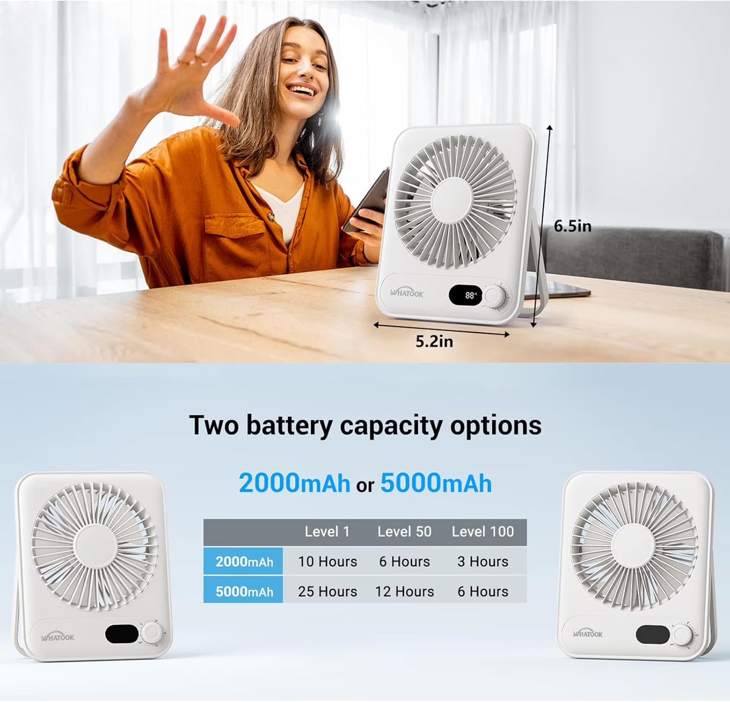 ZenPaw™ Breeze Pro — Ultimate 100-Speed Smart Cooling Fan