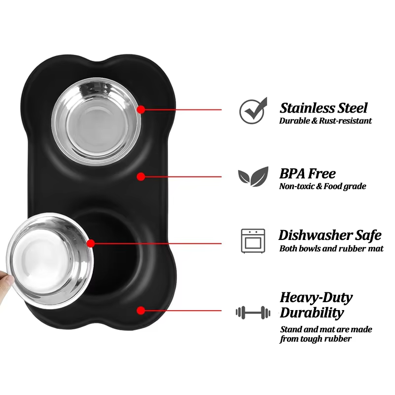 ZenPaw™ Minimalist Low-Centroid Slow Feeding Bowl