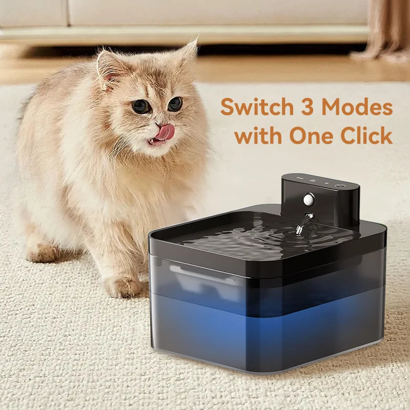 ZenPaw™ Ultra-Quiet Wireless Smart Pet Fountain - Prevent Cat Acne & Dehydration