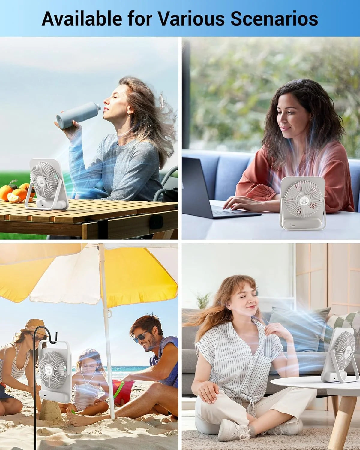 ZenPaw™ Breeze Pro — Ultimate 100-Speed Smart Cooling Fan
